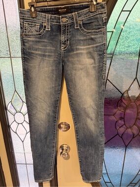 Big Star Skinny Jeans in Faded Blue Wash